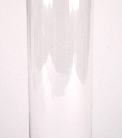Clear Glass Cylinder Vase 10x40cm Florist Wedding Arrangement