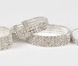 3 Band Diamante Bracelet