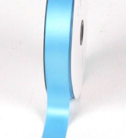 Single Face Satin Ribbon 25mm x 100Yds Teal Florist Wrapping