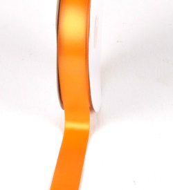 Single Sided Orange Satin Ribbon 25mm x 91m Florist Gift Wrapping