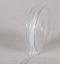 New Special 10mm x 25m White Satin Edge Organza Florist Wedding