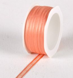 New Special 10mm x 25m Coral Satin Edge Organza Ribbon Florist Wedding