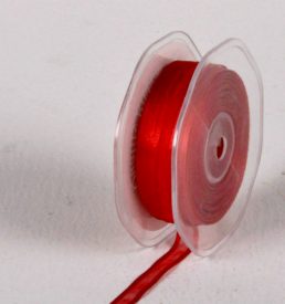 New Special 10mm x 25m Red Satin Edge Organza Ribbon Florist Wedding