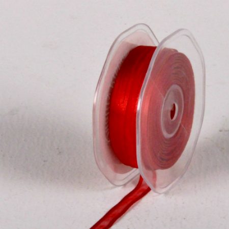 New Special 10mm x 25m Red Satin Edge Organza Ribbon Florist Wedding