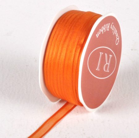 New Special 10mm x 25m Orange Satin Edge Organza Ribbon Florist Wedding