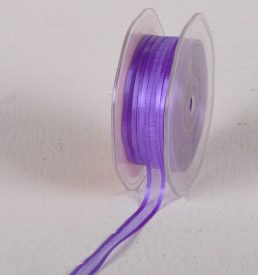 New Special 10mm x 25m Lilac Satin Edge Organza Ribbon Florist Wedding