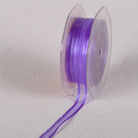 New Special 10mm x 25m Lilac Satin Edge Organza Ribbon Florist Wedding