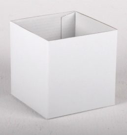 Tiny Gloss Box White 10x10x10cm Florist Gift Wrapping
