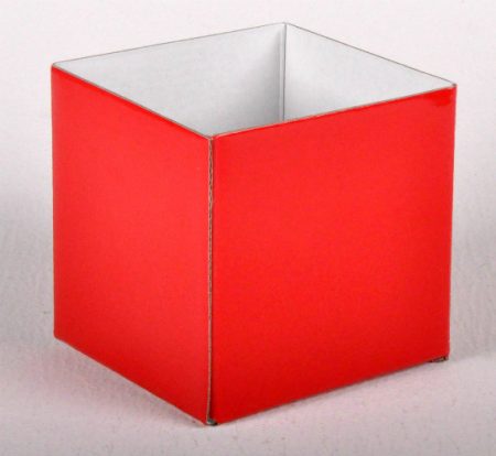Tiny Gloss Box Red 10x10x10cm Florist Gift Wrapping