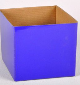 Large Gloss Box Violet 23x23x15cm Florist Gift Wrapping