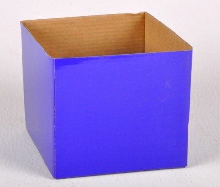 Large Gloss Box Violet 23x23x15cm Florist Gift Wrapping