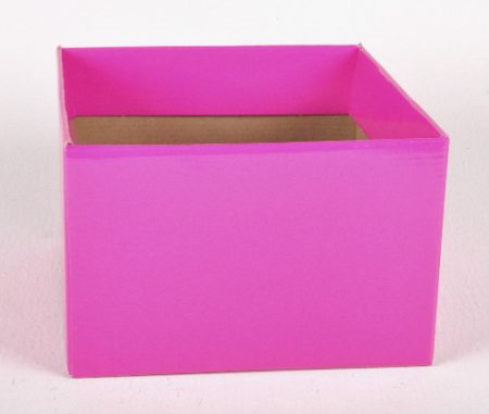 Large Gloss Box Hot Pink 23x23x15cm Florist Gift Wrapping