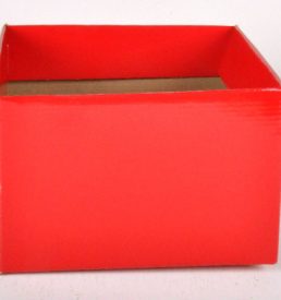 Large Gloss Box Red 23x23x15cm Florist Gift Wrapping