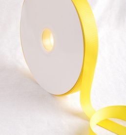 Yellow Gold 100 Yard / 91 metre Roll Grosgrain Ribbon 10 / 25 / 38 mm Florist Wedding