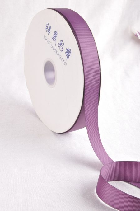 Plum Purple 100 Yard / 91 metre Roll Grosgrain Ribbon 25 / 38 mm Florist Wedding