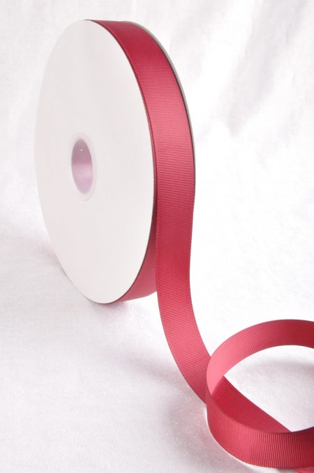 Carnation Red 100 Yard / 91 metre Roll Grosgrain Ribbon 25 / 38 mm Florist Wedding