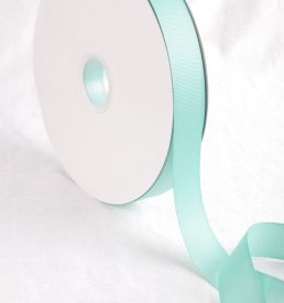 Mint Green 100 Yard / 91 metre Roll Grosgrain Ribbon 25 / 38 mm Florist Wedding