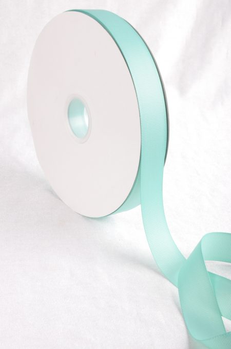 Mint Green 100 Yard / 91 metre Roll Grosgrain Ribbon 25 / 38 mm Florist Wedding