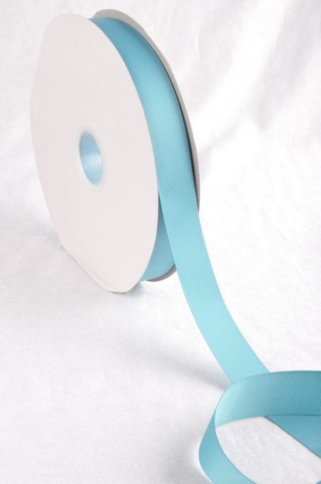 Teal Blue 100 Yard / 91 metre Roll Grosgrain Ribbon 25 / 38 mm Florist Wedding