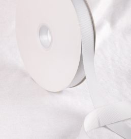 Light Grey 100 Yard / 91 metre Roll Grosgrain Ribbon 25 / 38 mm Florist Wedding