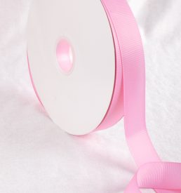 Pink 100 Yard / 91 metre Roll Grosgrain Ribbon 25 / 38 mm Florist Wedding
