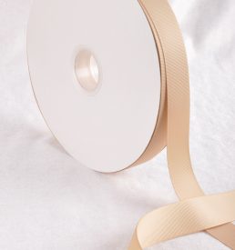 Camel 100 Yard / 91 metre Roll Grosgrain Ribbon 10 / 25 / 38 mm Florist Wedding