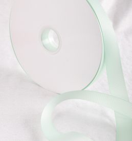 Soft Mint 100 Yard / 91 metre Roll Grosgrain Ribbon 25 / 38 mm Florist Wedding