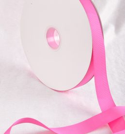 Hot Pink 100 Yard / 91 metre Roll Grosgrain Ribbon 25 / 38 mm Florist Wedding