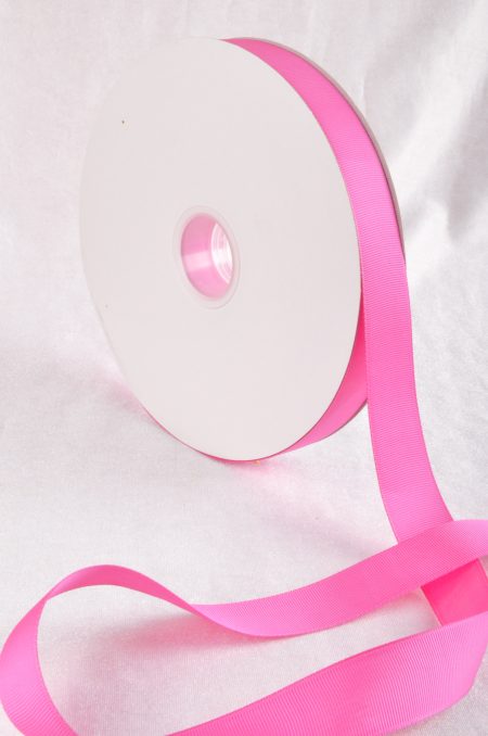 Hot Pink 100 Yard / 91 metre Roll Grosgrain Ribbon 25 / 38 mm Florist Wedding