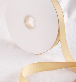 Fawn 100 Yard / 91 metre Roll Grosgrain Ribbon 10 / 25 / 38 mm Florist Wedding