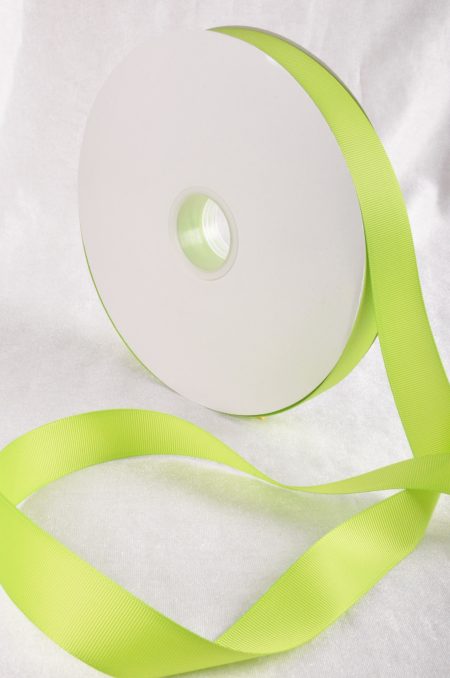 Lime Green 100 Yard / 91 metre Roll Grosgrain Ribbon 25 / 38 mm Florist Wedding