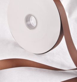 Dark Brown 100 Yard / 91 metre Roll Grosgrain Ribbon 25 / 38 mm Florist Wedding