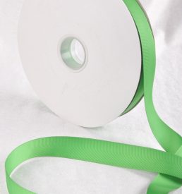 Mid Green 100 Yard / 91 metre Roll Grosgrain Ribbon 25 / 38 mm Florist Wedding