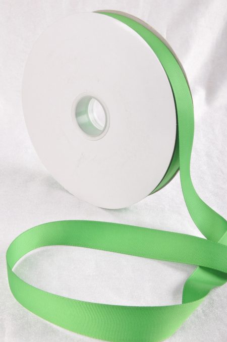 Mid Green 100 Yard / 91 metre Roll Grosgrain Ribbon 25 / 38 mm Florist Wedding