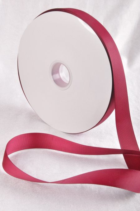 Burgandy Red 100 Yard / 91 metre Roll Grosgrain Ribbon 25 / 38 mm Florist Wedding