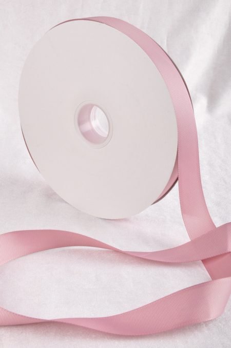 Dusty Pink 100 Yard / 91 metre Roll Grosgrain Ribbon 10 / 25 / 38 mm Florist Wedding