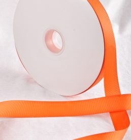 Dark Orange 100 Yard / 91 metre Roll Grosgrain Ribbon 25 / 38 mm Florist Wedding