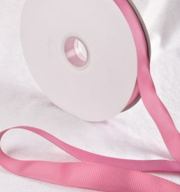 Salmon Pink 100 Yard / 91 metre Roll Grosgrain Ribbon 25 / 38 mm Florist Wedding