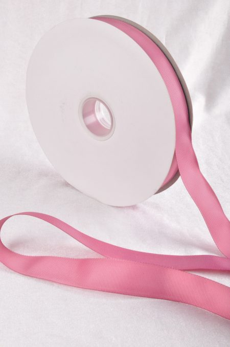 Salmon Pink 100 Yard / 91 metre Roll Grosgrain Ribbon 25 / 38 mm Florist Wedding